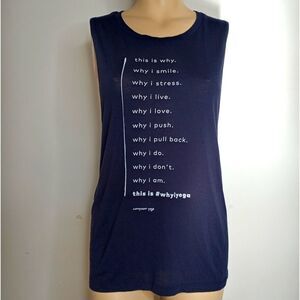 Core power Navy Yoga Tank Top